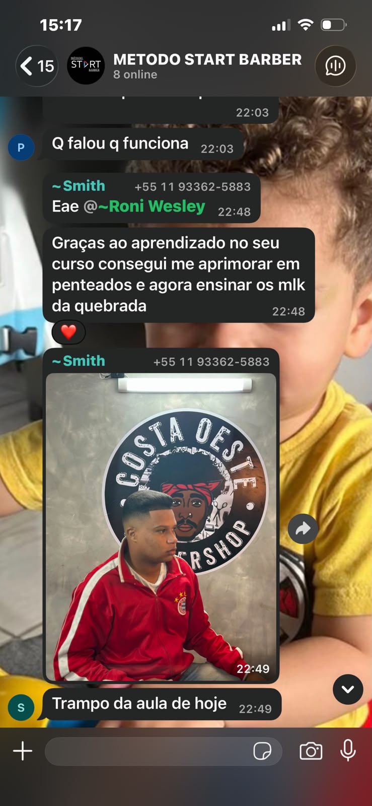 Depoimento e resultado de aluno 2